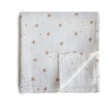 Load image into Gallery viewer, Mushie Organic Cotton Muslin Swaddle Blanket
