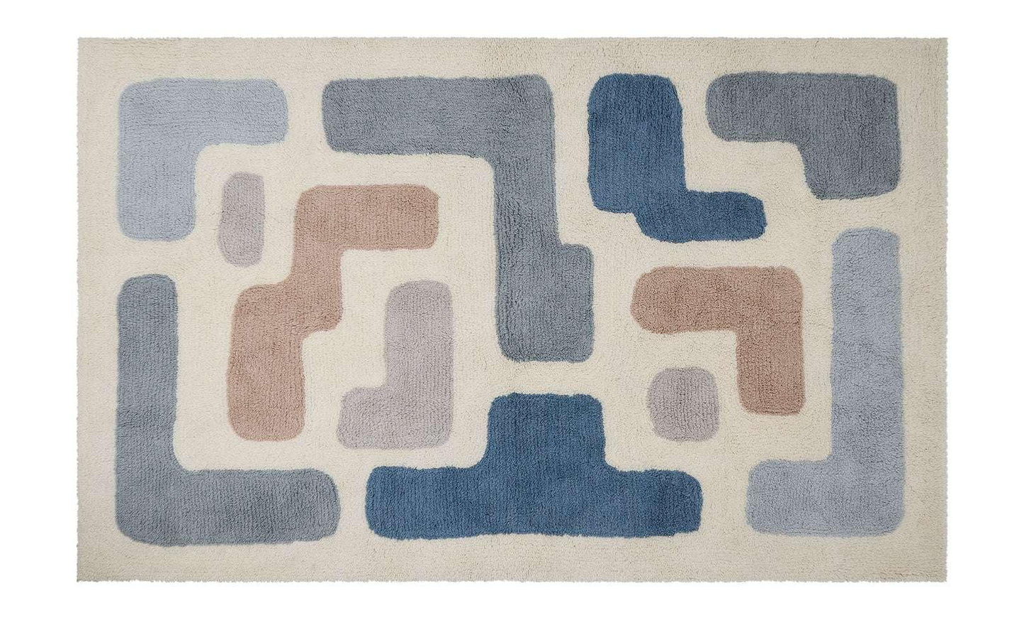 Sage & Wild Stacked Wool Rug - RWS Certified New Zealand Wool Geometric Rug