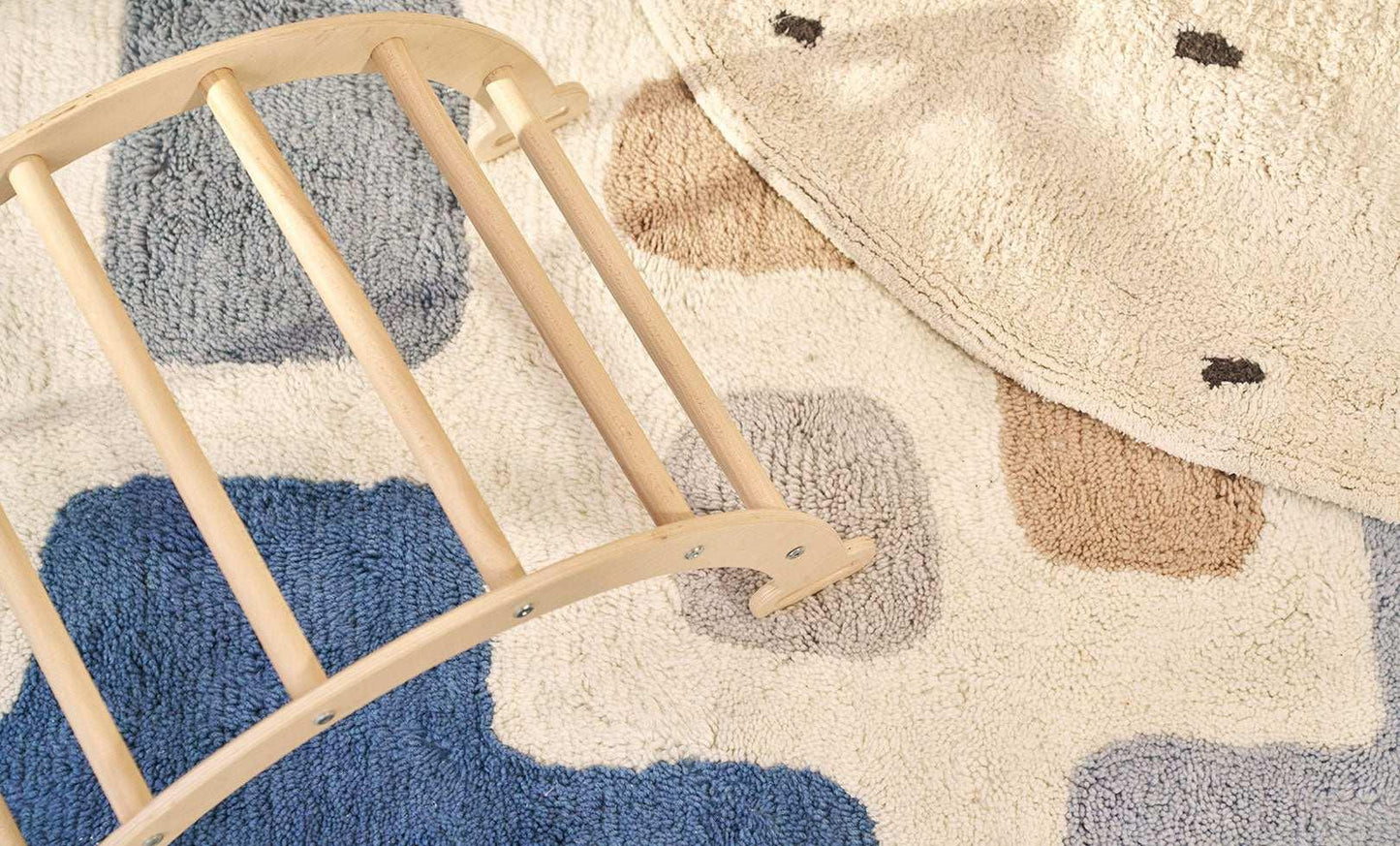 Sage & Wild Stacked Wool Rug - RWS Certified New Zealand Wool Geometric Rug