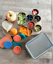 Load image into Gallery viewer, Busy Benny Complete Stainless Steel Snack Box Set for On-The-Go Snacking
