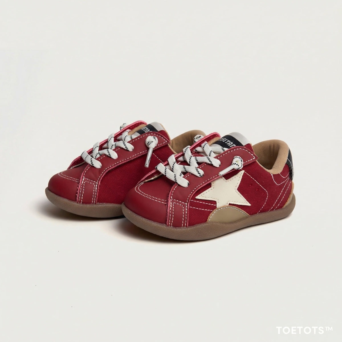 Stella Kid Sneaker – Recycled Leather, Velcro, Zero-Drop