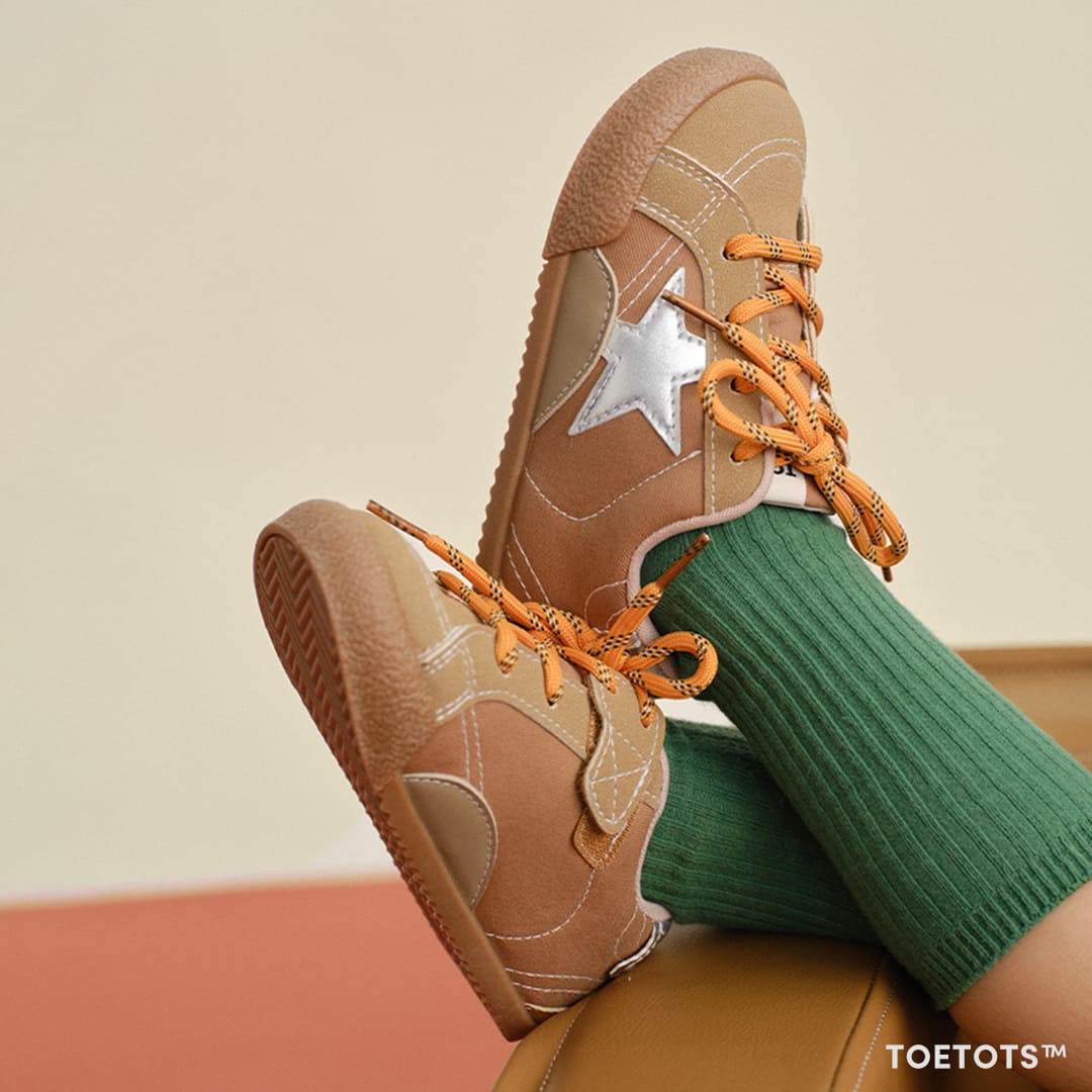 Stella 2.0 Kid Sneaker – Recycled Leather, Velcro, Zero-Drop