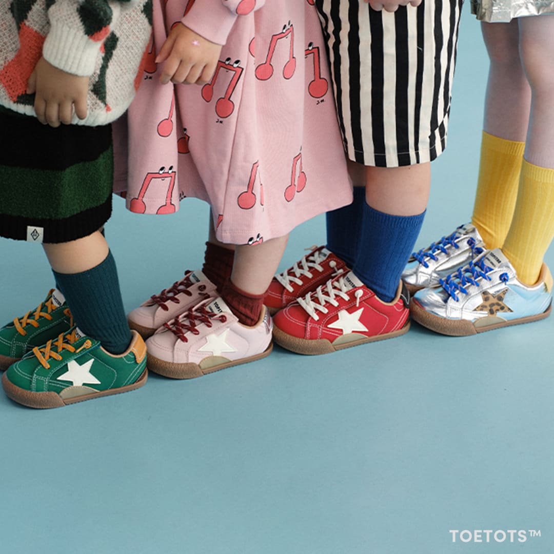 Stella 2.0 Kid Sneaker – Recycled Leather, Velcro, Zero-Drop