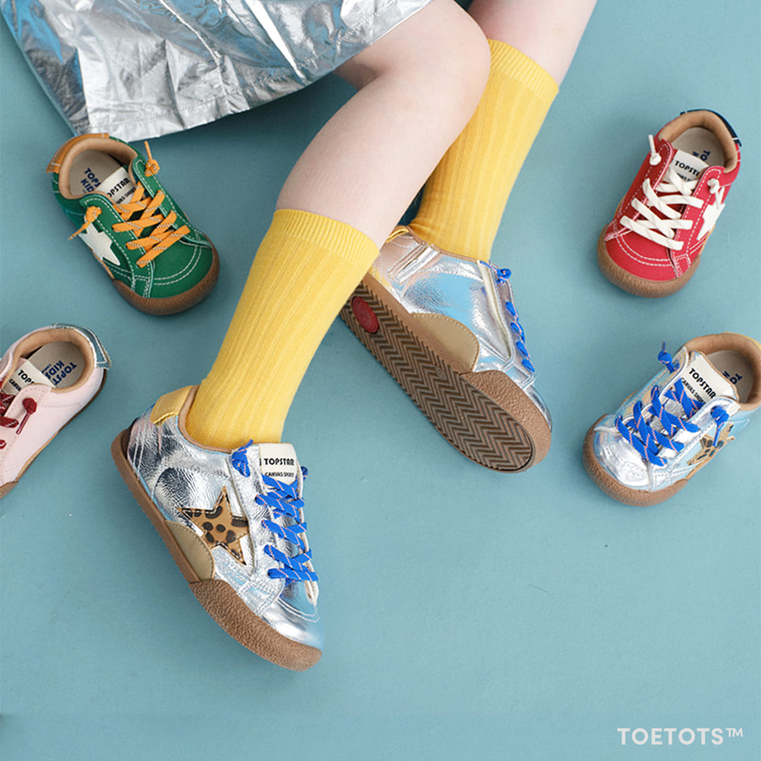 Stella 2.0 Kid Sneaker – Recycled Leather, Velcro, Zero-Drop