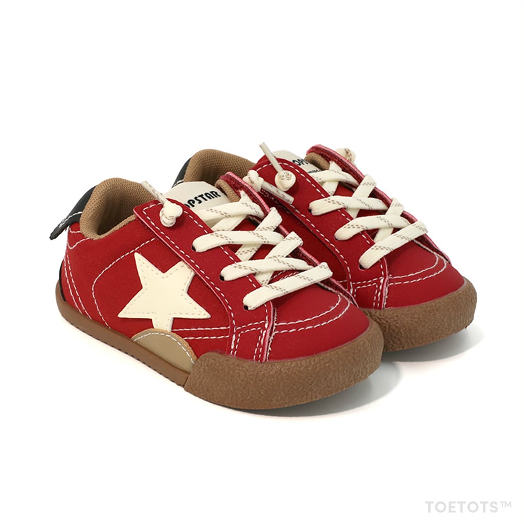 Stella 2.0 Kid Sneaker – Recycled Leather, Velcro, Zero-Drop