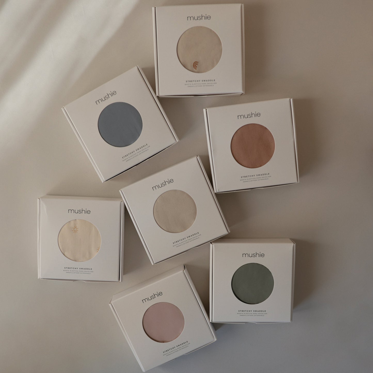 Mushie Sustainable Modal Stretchy Baby Swaddle