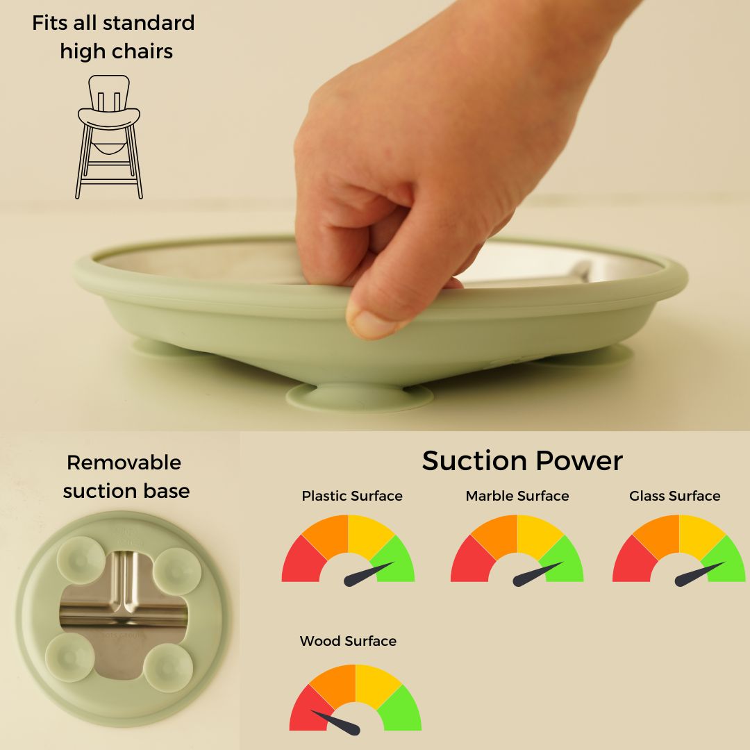 Tots Ground Complete Toddler Feeding Set - Pre-Order Now - Stainless Steel & Silicone