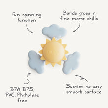 Load image into Gallery viewer, Mushie Sunshine Non-Toxic Suction Baby Spinner Toy
