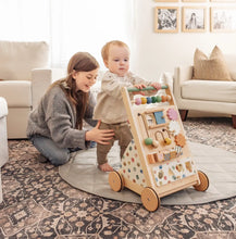 Load image into Gallery viewer, Tiny Land® Versatile Natural Wooden Baby Walker
