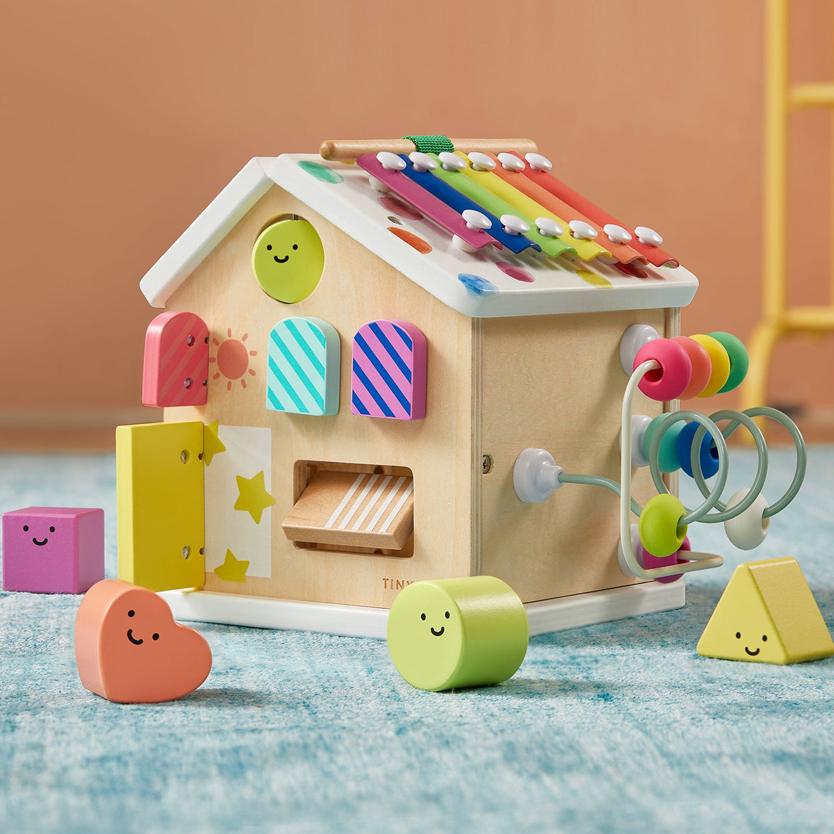 Tiny Land Brain & Hands Montessori Baby Playset – Toy Box (4–6 Months) + Activity Cube