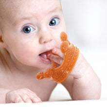 Load image into Gallery viewer, Haakaa Silicone Crown Teether 1 PK - Amber
