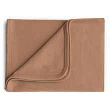 Load image into Gallery viewer, Mushie Organic Cotton Ribbed Baby Blanket

