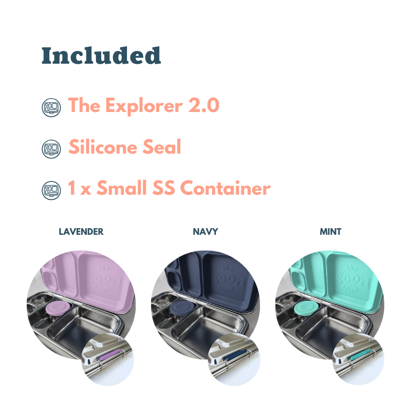 The Good Kiind Stainless Steel The Explorer™ Bento Lunch Box