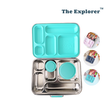 Load image into Gallery viewer, The Good Kiind Stainless Steel The Explorer™ Bento Lunch Box

