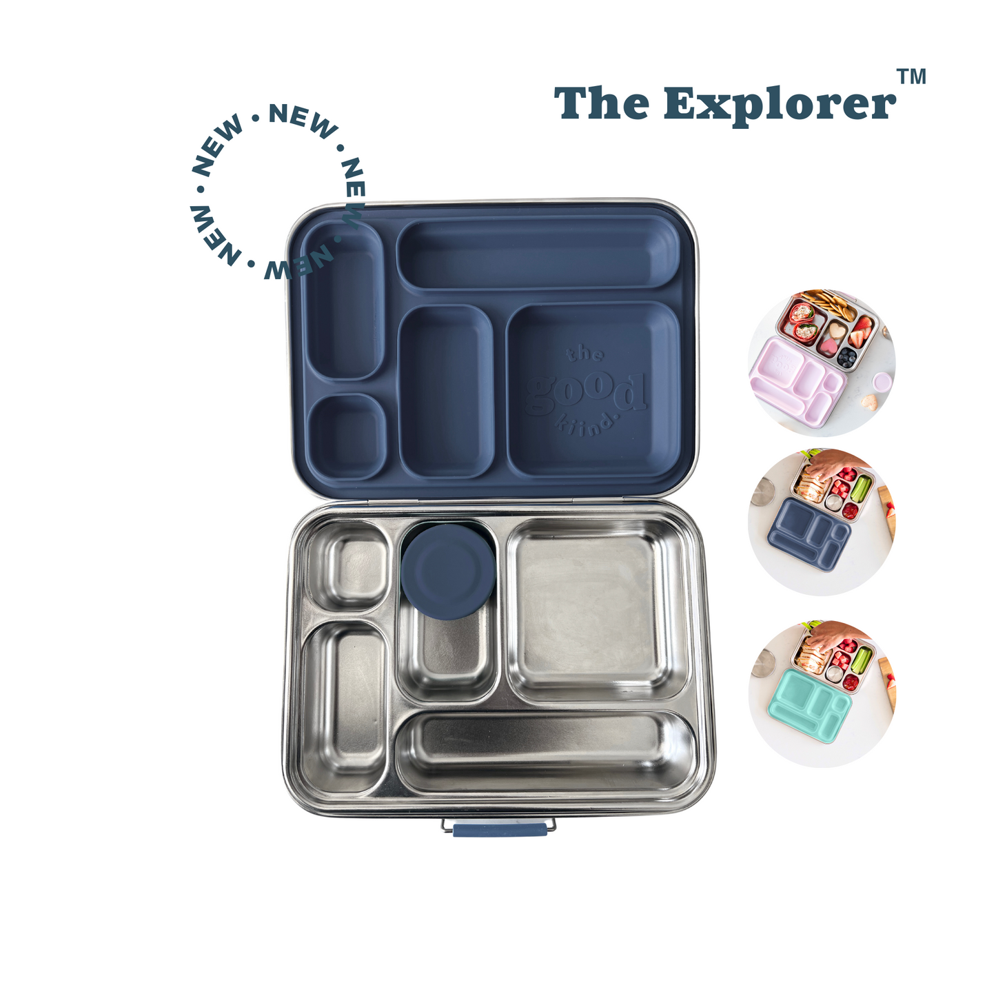 The Good Kiind Stainless Steel The Explorer™ Bento Lunch Box