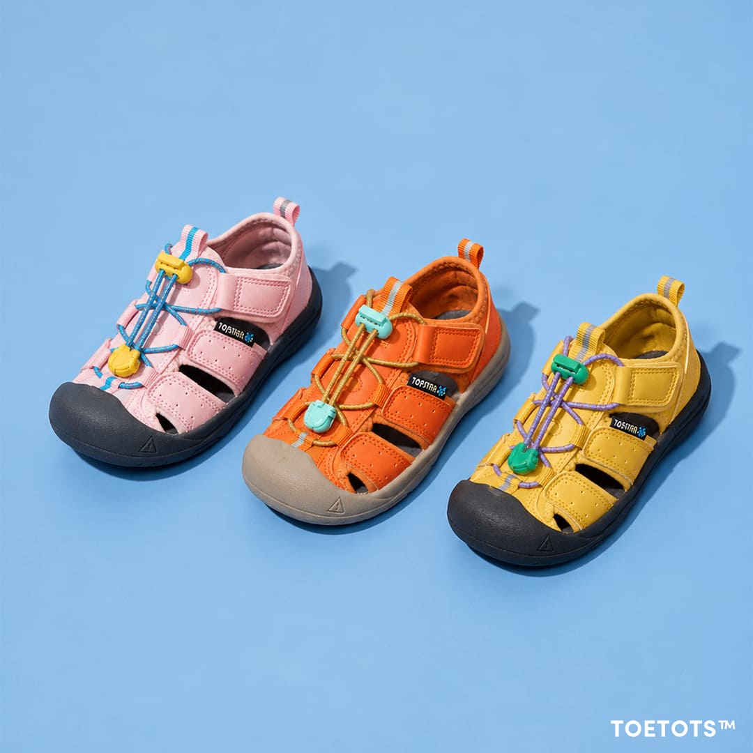 Tide Kid Sandals – Quick-Dry, Zero-Drop, Wide Toe Box