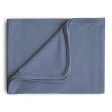 Load image into Gallery viewer, Mushie Organic Cotton Ribbed Baby Blanket
