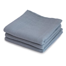 Load image into Gallery viewer, Organic Cotton Muslin Cloths 3-Pack
