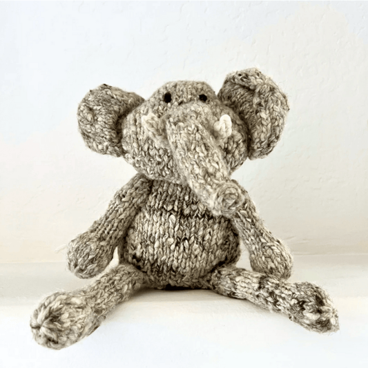 Wool Knit Buddy  | Elliott the Elephant
