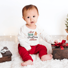 Load image into Gallery viewer, long sleeve graphic bodysuit | christmas cookie
