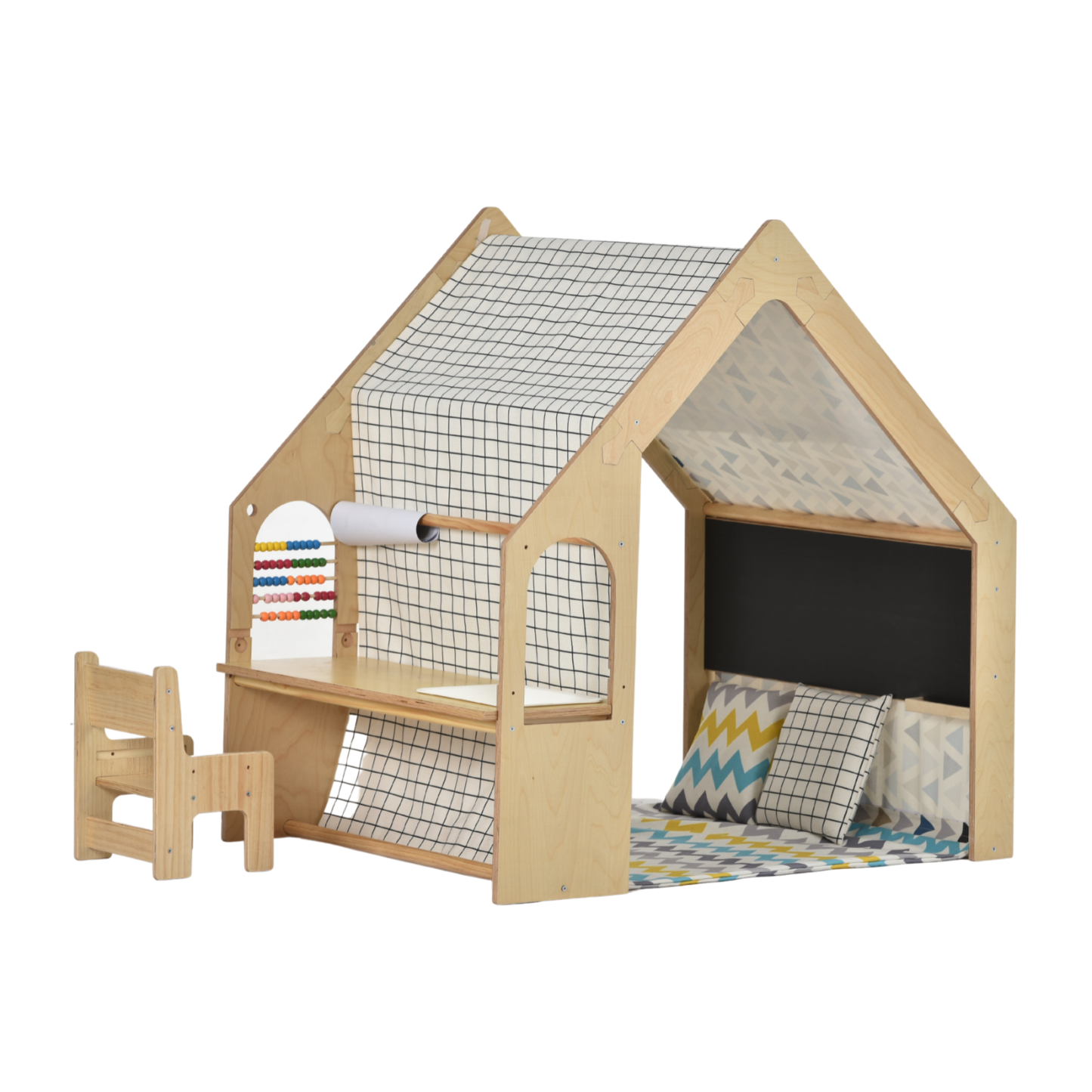 Avenlur Flair Eco-Friendly Wooden Play House Desk with Chair