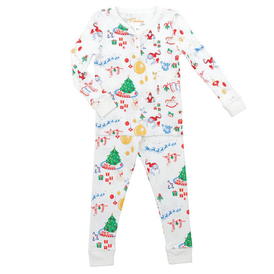 Long Sleeve Pyjama Set - Night Before Christmas