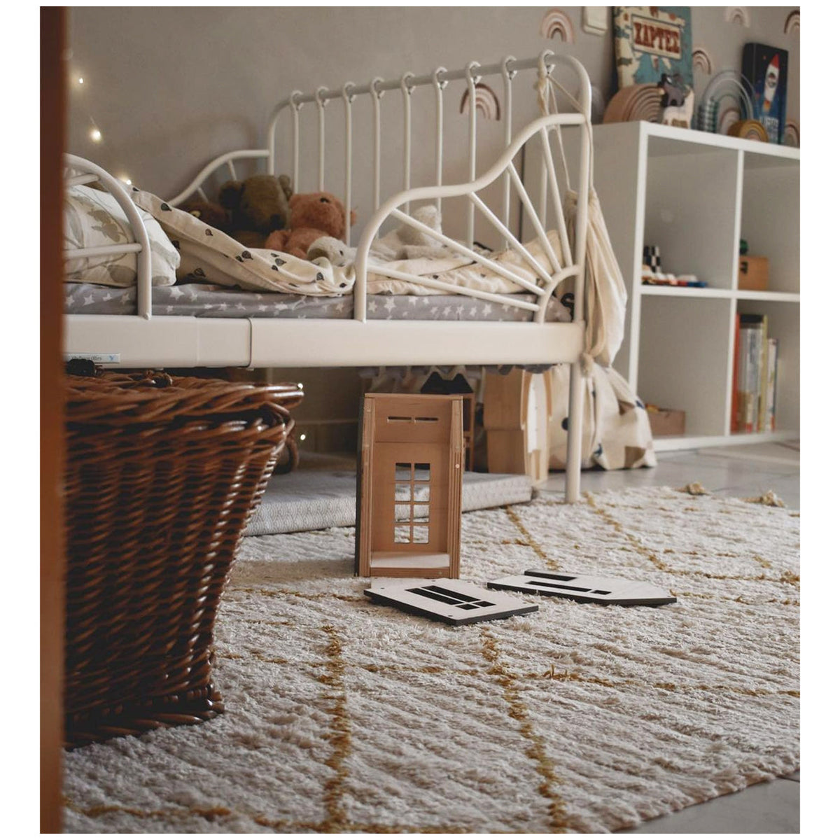 Viktor Bohemian Cotton Kids' Rug – Lemon