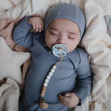 Load image into Gallery viewer, Mushie Organic Cotton Ribbed Baby Bonnet
