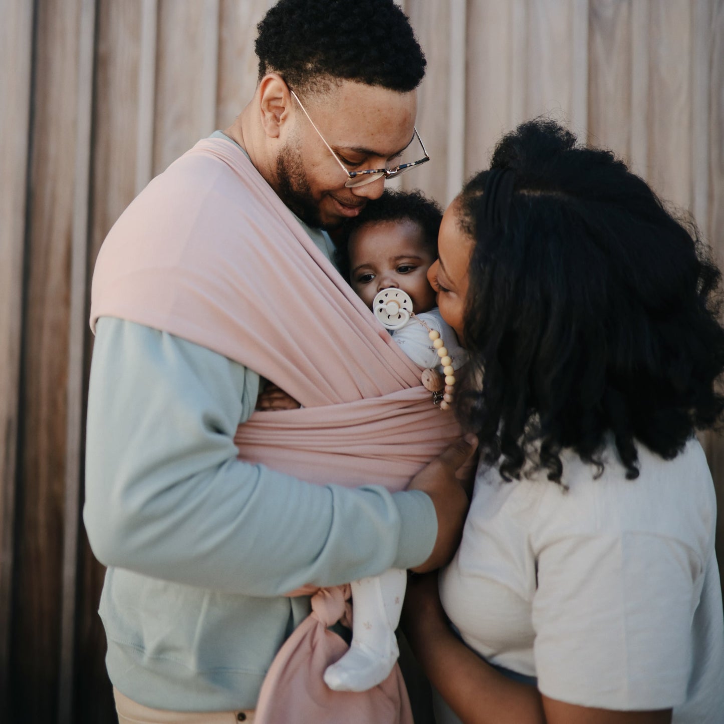 Mushie Organic Cotton Baby Wrap