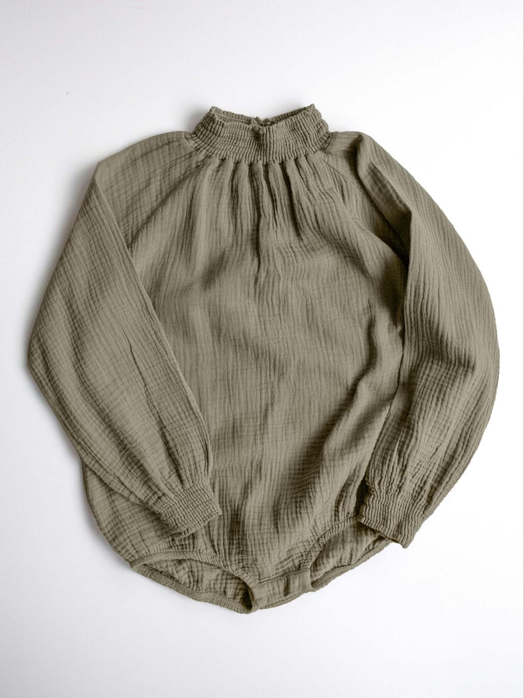 The Muslin Bodysuit - Sage