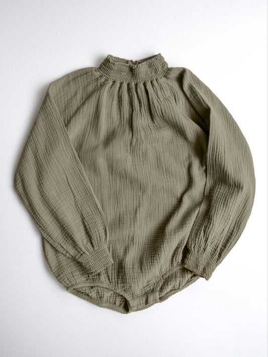 The Muslin Bodysuit - Sage