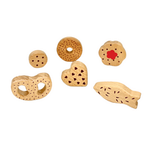 Load image into Gallery viewer, 10 Pcs Wooden Popsicle Ice Cream Bar and Pastry Cookies Pretend Play Set
