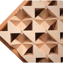 Load image into Gallery viewer, 16 Pcs Natural Wooden Construction Puzzle Toy with Storage Tray
