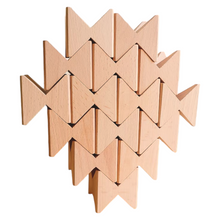 Load image into Gallery viewer, 16 Pcs Natural Wooden Construction Puzzle Toy with Storage Tray
