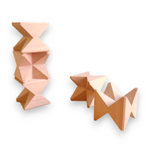 Load image into Gallery viewer, 16 Pcs Natural Wooden Construction Puzzle Toy with Storage Tray
