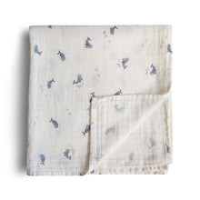 Load image into Gallery viewer, Mushie Organic Cotton Muslin Swaddle Blanket
