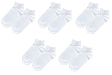 Load image into Gallery viewer, tittimitti® 98% ORGANIC COTTON Kid&#39;s Ankle Socks (5-pack). Ages 5 Through 12.
