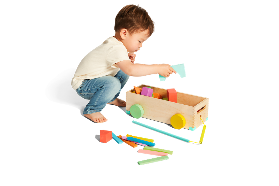 The Block Set - Award-Winning Sustainable and Non-Toxic 70-Piece Solid Wood Building System for Toddlers and Preschoolers by Lovevery