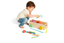 Load image into Gallery viewer, The Block Set - Award-Winning Sustainable and Non-Toxic 70-Piece Solid Wood Building System for Toddlers and Preschoolers by Lovevery
