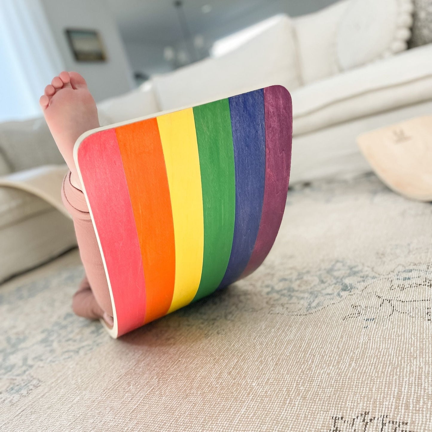 Bunny Hopkins Eco-Friendly Wooden Wobble Board