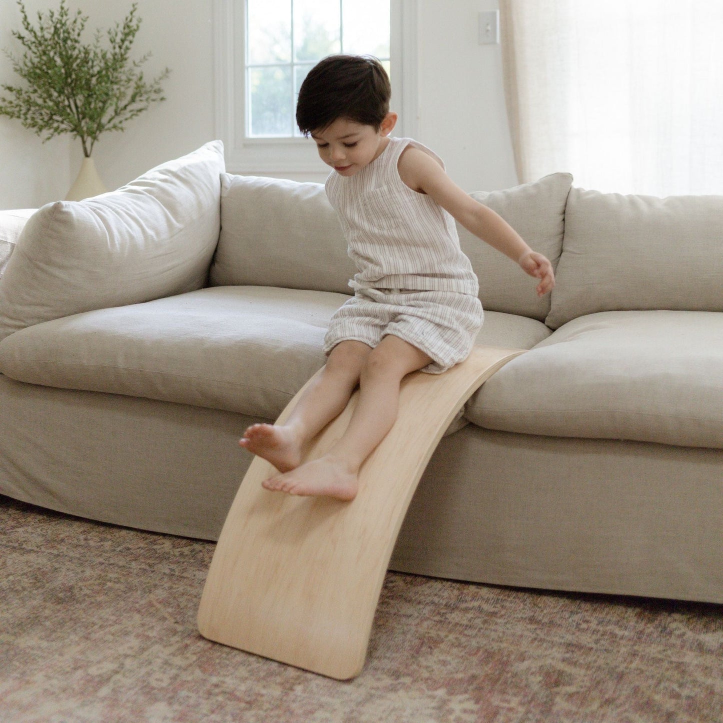 Bunny Hopkins Eco-Friendly Wooden Wobble Board