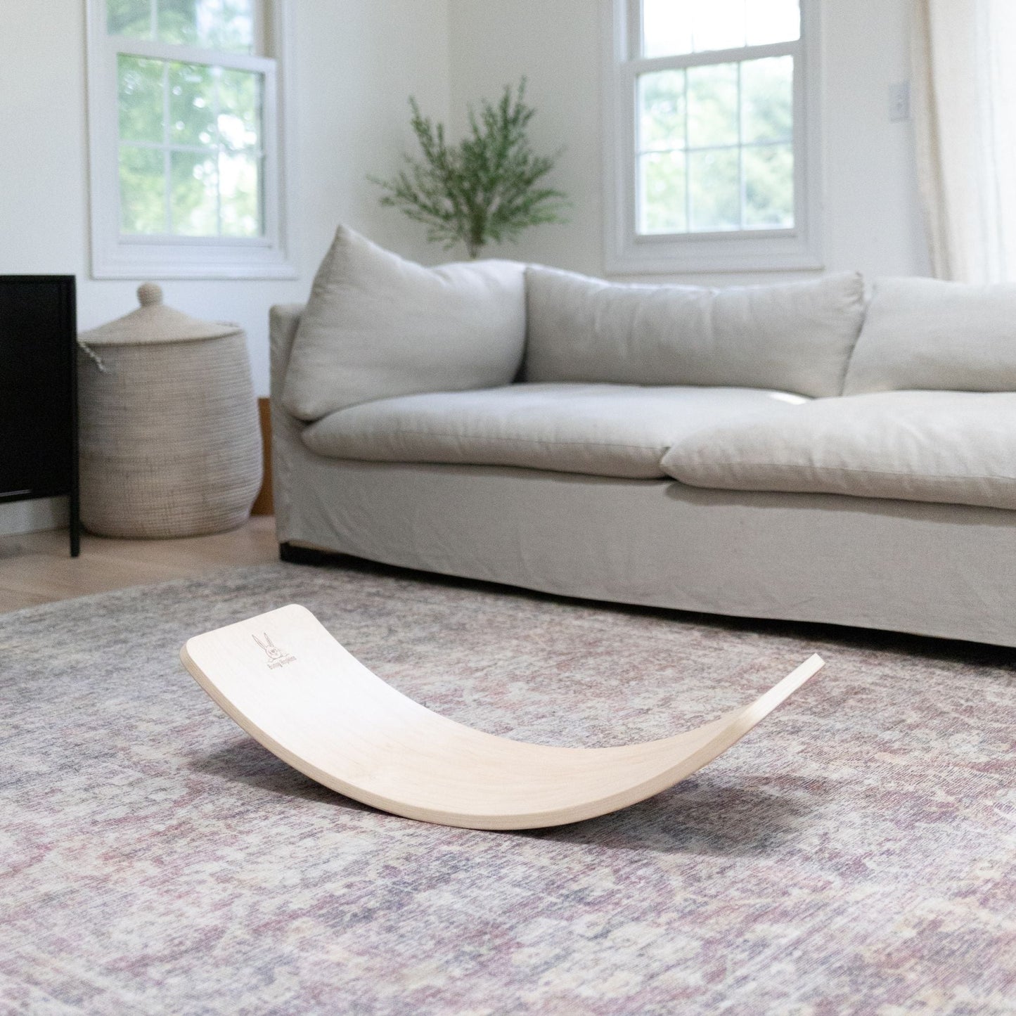 Bunny Hopkins Eco-Friendly Wooden Wobble Board