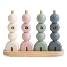 Load image into Gallery viewer, Wooden Multi Shape Stacker

