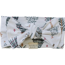 Load image into Gallery viewer, Mebie Baby Christmas Tree Sustainable Bamboo Baby Head Wrap
