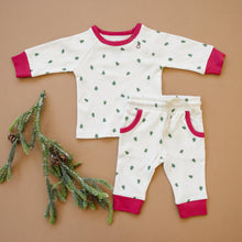 Load image into Gallery viewer, Tiny Trees Christmas Organic Cotton Lounge Set
