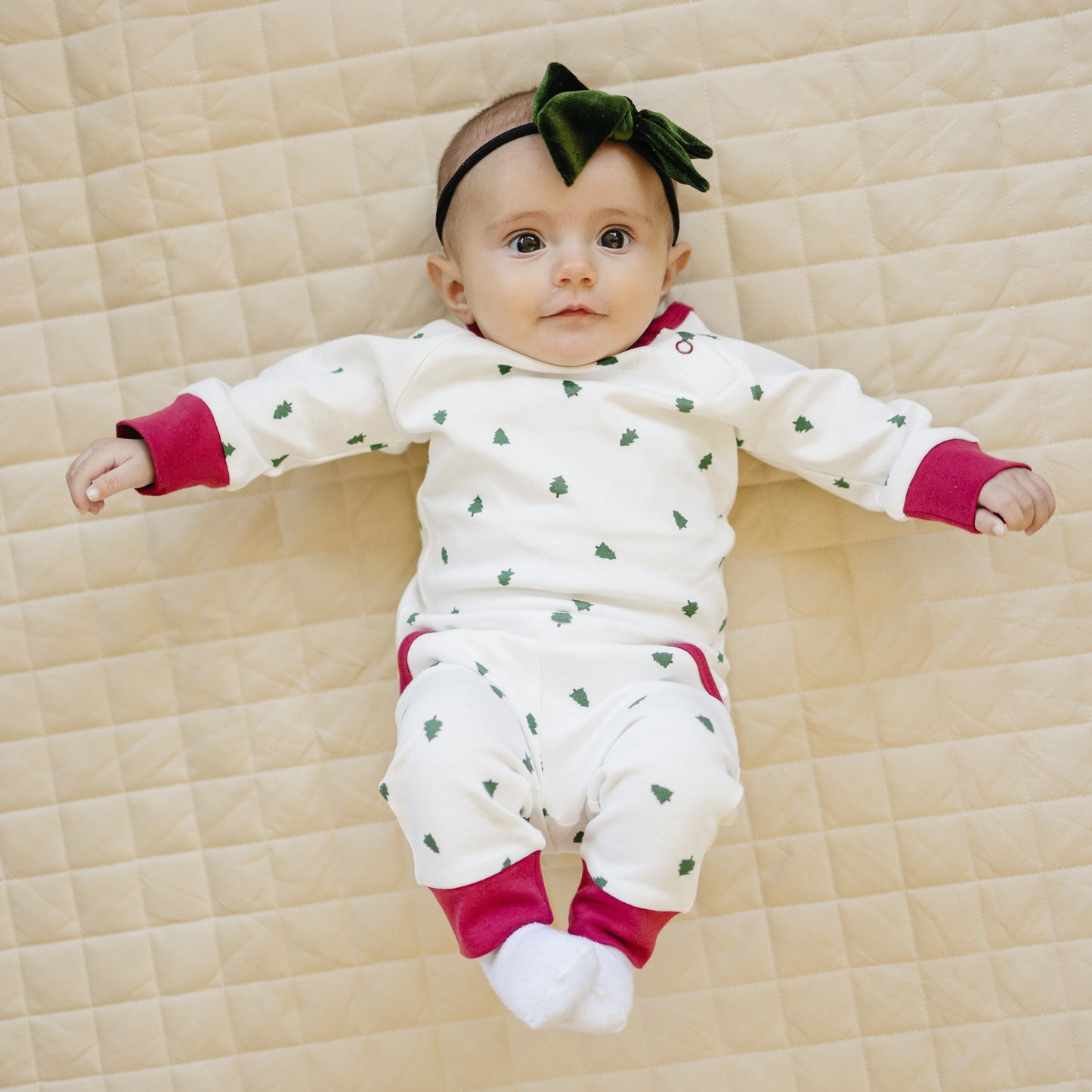 Tiny Trees Christmas Organic Cotton Lounge Set