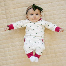 Load image into Gallery viewer, Tiny Trees Christmas Organic Cotton Lounge Set
