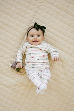 Load image into Gallery viewer, Tied with a Bow Christmas Organic Cotton Lounge Set
