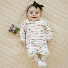 Load image into Gallery viewer, Tied with a Bow Christmas Organic Cotton Lounge Set
