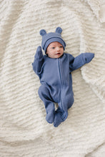 Load image into Gallery viewer, Luna + Luca Bear Waffle Set - Stormy Blue
